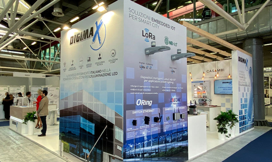 64m² - DigimaxLUMI Expo, Bologna 2019 - Smart Vision Exhibition